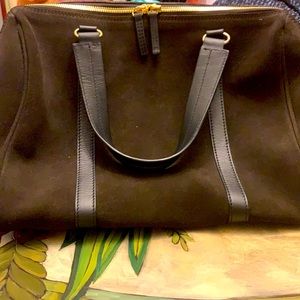 Mark & graham leather suede handbag. New